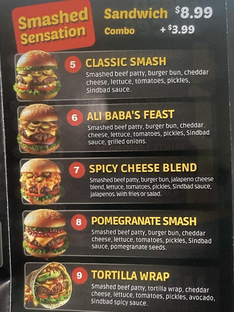 Sindbad Burger - Frisco Menu image 2