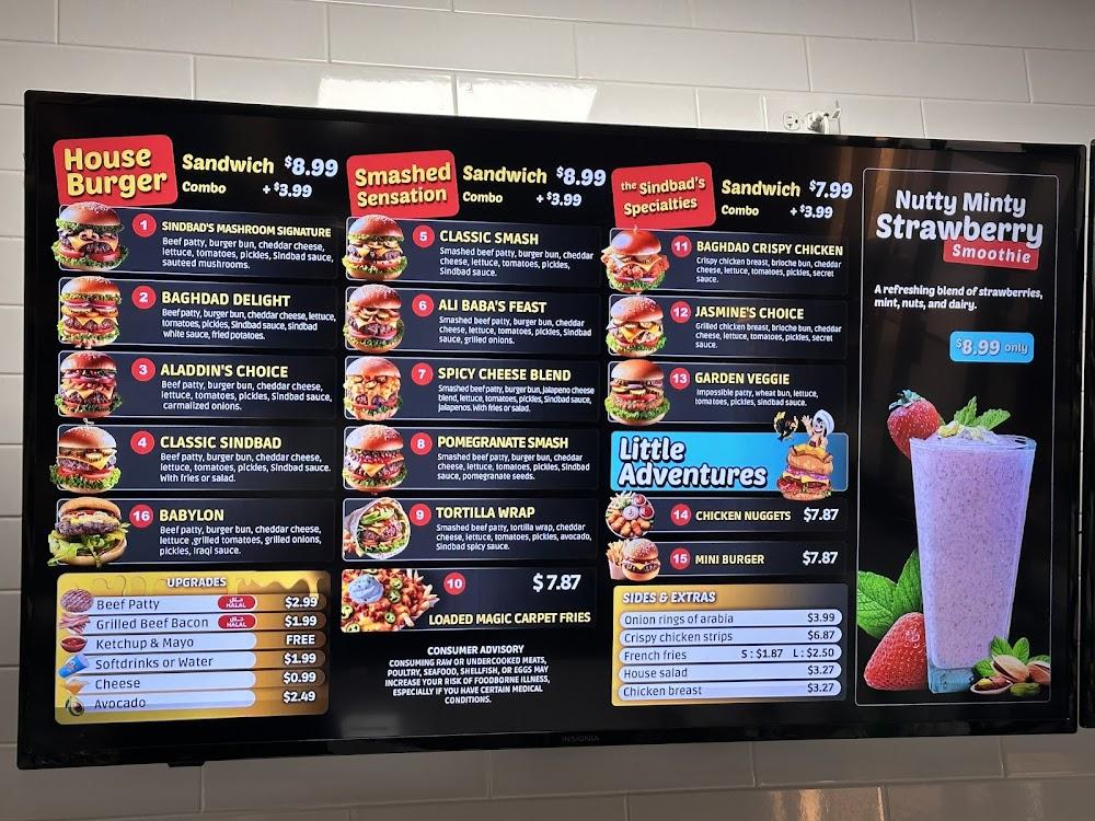 Sindbad Burger - Frisco Menu image 3